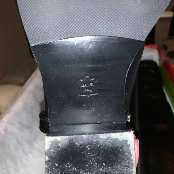 Tory Burch black leather high boot - Picture 5 of 8